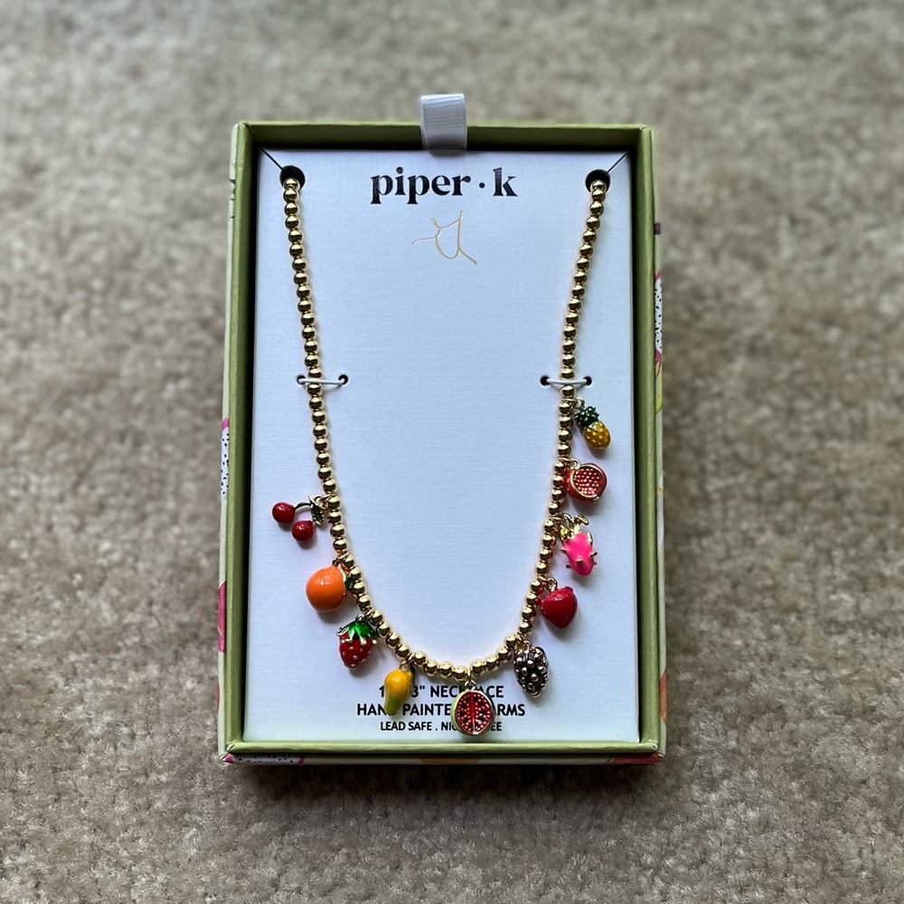 Piper K Fruit Necklace NIB